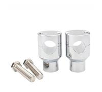 Per V-Star Per Road Per Star Per Shadow Per VTX 22MM 25MM Kit Di Staffa Montaggio Per Manubrio Per Motocicletta Per 1'' 7/8" Universale Rialzo Manubrio Moto(22mm Chrome)