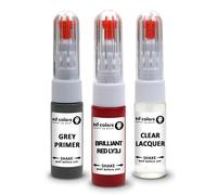 Per VAG/VW/AUDI ROSSO BRILLANTE LY3J Kit Ritocco Vernice Graffi Chips Riparaz...