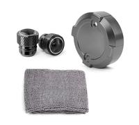 Per Valico DS900X 900DSX DSX900 DSX 900 2024 2025 Coperchio Serbatoio Fluido Freno Anteriore Moto Calzino Coppa Olio Tappi Valvola Pneumatici Olio Freno Tappo(Grey2)