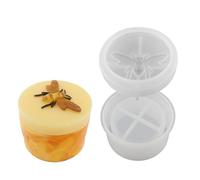 per vasetti in silicone con coperchio, in resina epossidica per gioielli, epossidici per la conservazione di gingilli per portacandele, bottiglie di conservazione