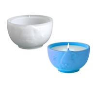 per Vasi da Giardino in Cemento - Modello Per Contenitore Con Stampa Di Babbo Natale,Stampo Per Ciotola Per Resina Epossidica | Per Colata Cemento Per Realizzare Vasi E Piattini Artigianali