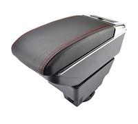 Per Vauxhall Per Astra Mk6 2009-2015 Auto Bracciolo Bracciolo Doppio Strato Scatola Di Immagazzinaggio Decorazione Car Styling(Red Thread)