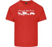 Per Vegani Animali Are Friends Not Cibo Uomo Cotone T-Shirt