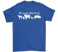 Per Vegani Animali Are Friends Not Cibo Uomo T-Shirt 100% Cotone