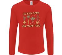 Per Vegani Viventi Life On The Veg Vegetariano Uomo Maniche