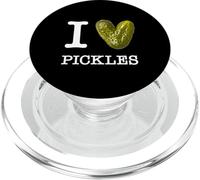 Per veri amanti dei sottaceti: I Love Pickles - testo bianco PopSockets PopGrip per MagSafe