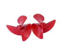 per versatile 3-Blade RC Boat Prop, design PC ad alta resistenza per un facile aggiornamento e migliori prestazioni in acqua (elica rossa)