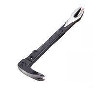 Per versatile strumento manuale 3 in 1 che combina leva leva martello e estrattore per chiodi, design a testa piatta larga per la massima leva resistente alla ruggine, finitura nera ad alta resistenza