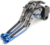Per Vespa GT 125/200 GTS 125ie Super GTS 250/ABS GTS 300 LX 125/FL LX 50 2T/4T 125/150 Leve Freno Frizione Moto Estensibili Pieghevoli Regolabili Leva Freno(Blue)