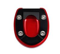 Per Vespa GTS 250 300 2013 2014 2015 2016 2017 2018-2023 Moto CNC Cavalletto Piede Laterale Estensione Pad Piastra Di Supporto Ingrandisci(Rosso)