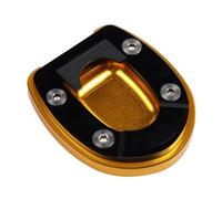 Per Vespa GTS 250 300 2013 2014 2015 2016 2017 2018-2023 Moto CNC Cavalletto Piede Laterale Estensione Pad Piastra Di Supporto Ingrandisci(Oro)