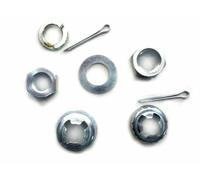 Per Vespa LML PX Star Stella Kit Dado E Rondella Posteriore E Anteriore