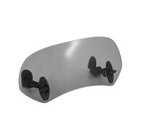Per Vespa Per GTS300 Per GTS LX Per LXV 50 125 150 250 Universale Del Motociclo Parabrezza Spoiler Morsetti Parabrezza Regolabile Deflettore Moto(Mini Smoke)