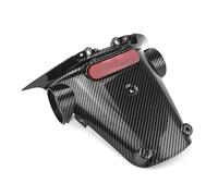 Per Vespa Per Sprint Per Primavera 2019-2023 Parafango Posteriore Moto Con Catadiottro Rosso ABS Nero Carbonio Parafango posteriore ruota moto(Gloss Black)