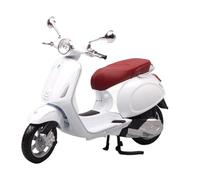 Per Vespa Primavera 150 1/12 Festa Romana Moto Scooter Modello Lega E Plastica Regali Ornamenti Multicolore(White)