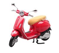 Per Vespa Primavera 150 1/12 Festa Romana Moto Scooter Modello Lega E Plastica Regali Ornamenti Multicolore(Red)