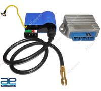 PER VESPA PX LML STAR STELLA BOBINA ACCENSIONE E CDI 12V CON REGOLATORE 3 PIN