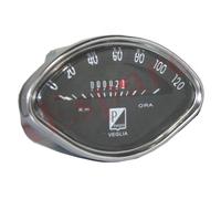 Per Vespa Tachimetro Tachimetro Nero 0-120 Kph VBB SS GS Sprint Speedo