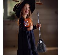 per vestire le streghe,da favola di Halloween Fancy Witch Dress Up - Scopa per cappello da per giochi di ruolo, cosplay, feste in costume, feste a tema, sfilate