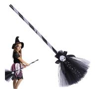 per vestire le streghe - Manico di scopa con cappello da per costume per bambini | Mago Cosplay Cappello da Scopa per ragazze adolescenti per giochi di ruolo, feste in costume, sfilate, cosplay