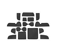 Per Vezel RV Per Serie RV3 RV4 RV5 RV6 2021 2022 Tappetino Per Scanalatura Portiera Auto Tappetini Antiscivolo Per Slot Accessori Per Interni Auto Inserto portabicchieri(Nero)