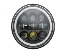 Per Victory Per Octane Per Indian 2015-2017 Faro Per Moto 5-3/4" 5.75 Pollici Moto Proiettore Full Halo DRL 50W Faro Per Moto faro del motociclo(45W black A)