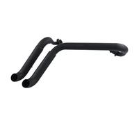 Per Virago 250 V Star Per XV125 Per V-Star Per XV250 Per XV 125 Dragstar Moto Slash Cut Di Scarico Completo Silenziatore Doppio Moto Tubo Scarico(Black Matte)
