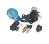 Per Virago XV 125 250 240 535 ZY125-2 Interruttore Accensione Moto Tappo Serbatoio Carburante Sella Bloccasterzo Blocco Casco Set Chiavi Blocco Accensione