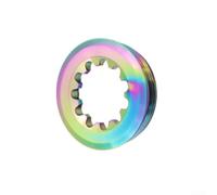 per vite Curva Alluminio per XTR FC-M9100 Doppio per vite Curva | Lega di alluminio robusta, peso ridotto, resistenza , durata prolungata, nero/rosso/oro(B-multicolor)