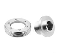 per vite Esagonale Guarnitura per fsa 30mm Installazione per | Lega alluminio, design filettato per sicuro, anti-allentamento, colore argento, 30mm asse