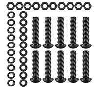 Per viti a testa rotonda M6 durevoli - Acciaio inossidabile per una lunga durata rotonda adatta per esterni e interni anche in ambienti difficili