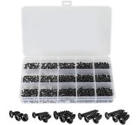 Per viti autofilettanti a testa piatta PHILLIPS 750 pezzi in acciaio al carbonio nero per prestazioni affidabili in molteplici applicazioni di fissaggio