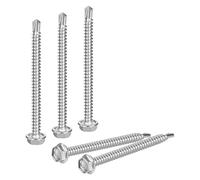 Per viti autofilettanti inossidabili 100Pc #10 x 2-1/2"
