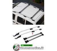 PER VOLKSWAGEN AMAROK 10-21 BARRE TETTO PORTATUTTO PORTAPACCHI COMPLETE ARGENTO