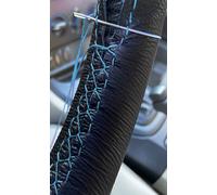 Per Volkswagen VW Golf MK1 1974-1983 Reale Blu Copertura Del Volante IN Pelle