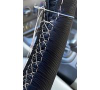Per Volkswagen VW Golf MK1 1974-1983 Reale Blu Copertura Del Volante IN Pelle