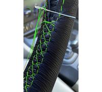 Per Volkswagen VW Golf MK1 1974-1983 Reale Blu Copertura Del Volante IN Pelle