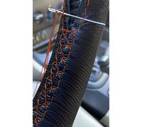 Per Volkswagen VW T3 1979-1982 Giallo Vera Pelle Copertura Del Volante