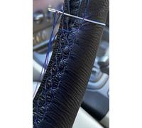 Per Volkswagen VW T3 1979-1982 Marroncino Vera Pelle Copertura Del Volante