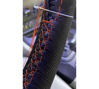 Per Volkswagen VW T3 1979-1982 Marroncino Vera Pelle Copertura Del Volante