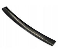 Avisa Protezione paraurti Posteriore in Acciaio Inox Nero Compatibile con Volkswagen Touran II 2010-2015 'Ribs'