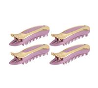 Per volumizzanti, 4 pezzi 4 pezzi 4 pezzi di capelli per donne e ragazze (Viola)