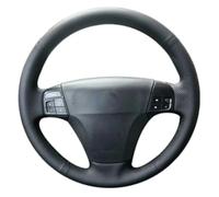 Per Volvo Per S40 2004-2012 Per V50 2005-2011 Per C30 2010-2013 Coprivolante In Treccia Per Auto Cucito A Mano Coprivolante Antiscivolo(Classic WHGL)