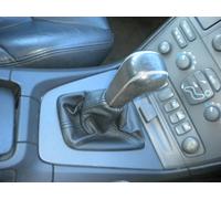 Per Volvo S60 V70 Ghetta Della Marcia Suffia Cambio pelle Nera Nero Punto Custom