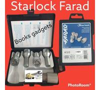 Per Volvo S60 2003>2010 Kit Bulloni Antifurto Starlock Farad x Ruote in Acciaio