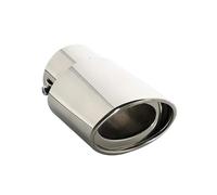 Per Volvo V40 V60 Qualsiasi Auto S40 S60 S80 XC60 XC90 Puntale Silenziatore Di Scarico Rotondo In Acciaio Inossidabile Per Auto(Straight)