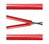 Per Volvo V70 XC70 Griglia Divisoria Per Bagagliaio Barriera Protettiva Cani Rete Ammortizzatori A Gas Aste Supporto Montanti Pistoncini Cofano Baule Posteriore(Red carbon fiber)