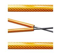 Per Volvo V70 XC70 Griglia Divisoria Per Bagagliaio Barriera Protettiva Cani Rete Ammortizzatori A Gas Aste Supporto Montanti Pistoncini Cofano Baule Posteriore(Orange carbon fiber)