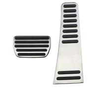 Per Volvo XC60 2018-2022 Pedali Per Auto In Acciaio Inossidabile Da 3 Pezzi | Pedale Dell'acceleratore Del Freno Poggiapiedi Antiscivolo(2 pcs)