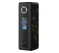 Per VOO POO Vinci Spark 100 Mod| 100W E Sigarette Box Mod Vape con Supporto Smart/RBA/ECO 18650 Batteria-Non Includere/Uforce-X Nano Tank (Solo Mod, No Nicotina) (Nero)